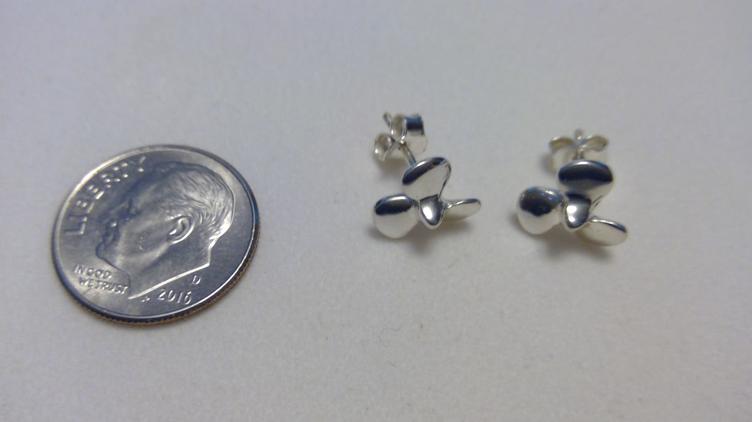 Propeller Stud Earrings