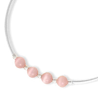 Load image into Gallery viewer, Children&#39;s Pink Cat&#39;s Eye Bracelet
