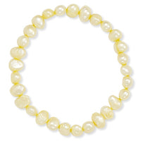 Load image into Gallery viewer, Cultured Freshwater Pearl Stretch Bracelet
