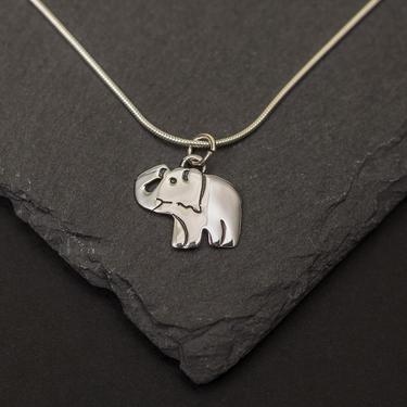 Elephant Sterling Silver Necklace