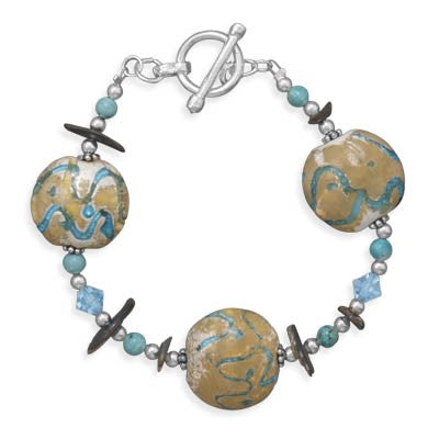 Gemstone & Lampwork Beads 8