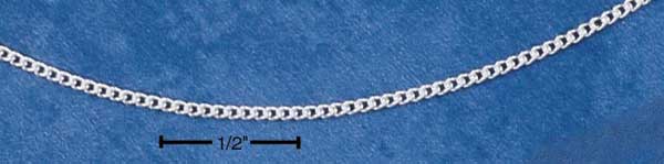 Sterling Silver 1mm Curb Chain