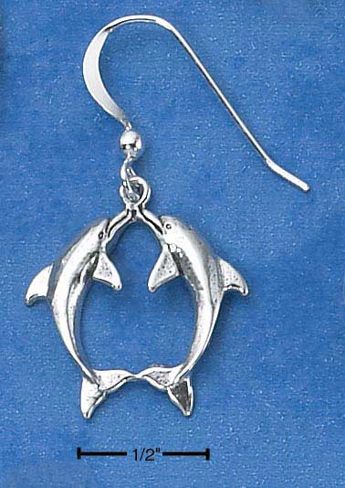 Kissing Dolphin Earrings