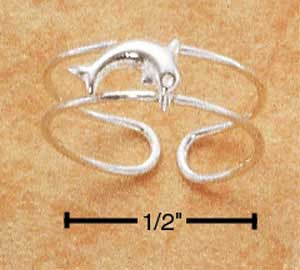 Dolphin Toe Ring